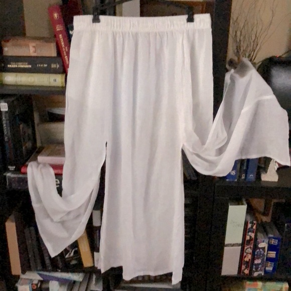 JOIE (XL) Linen blend slits front & back Boho skirt - Picture 14 of 15